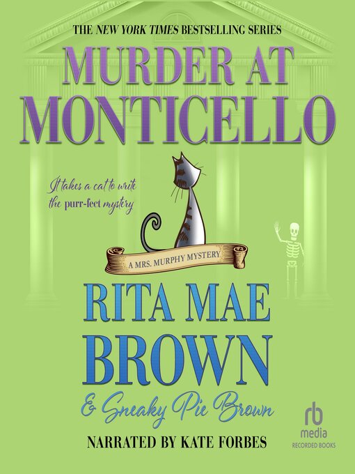 Title details for Murder at Monticello by Rita Mae Brown - Wait list
